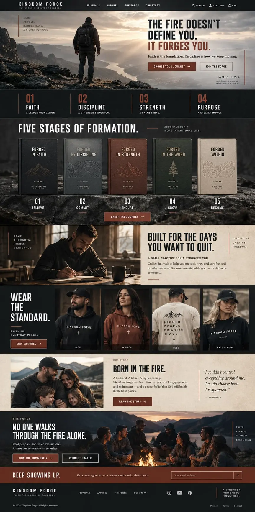 Built Through Fire: the concept mockup for Kingdom Forge