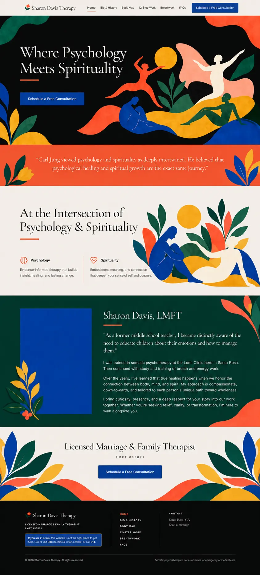 Sharon Davis Therapy: final design