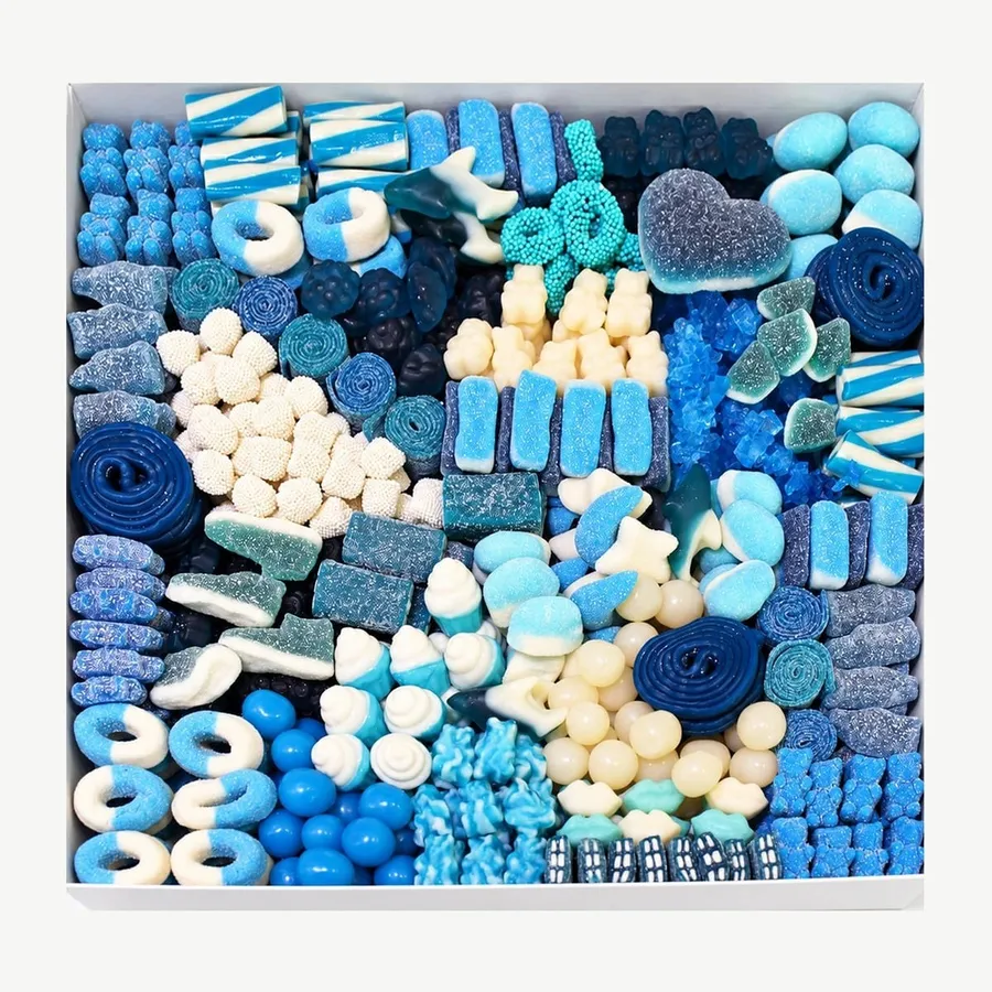 Jan's Sugar Coated Blue candy board