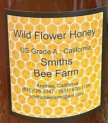 Smiths Bee Farm Wild Flower Honey
