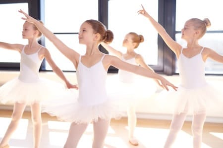 Students in dance studio
