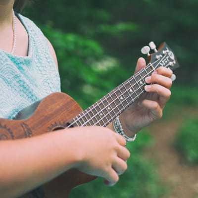 Ukulele student