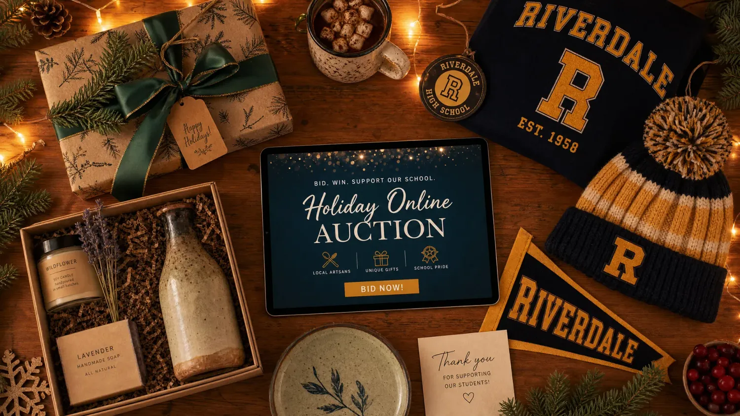 Holiday auction