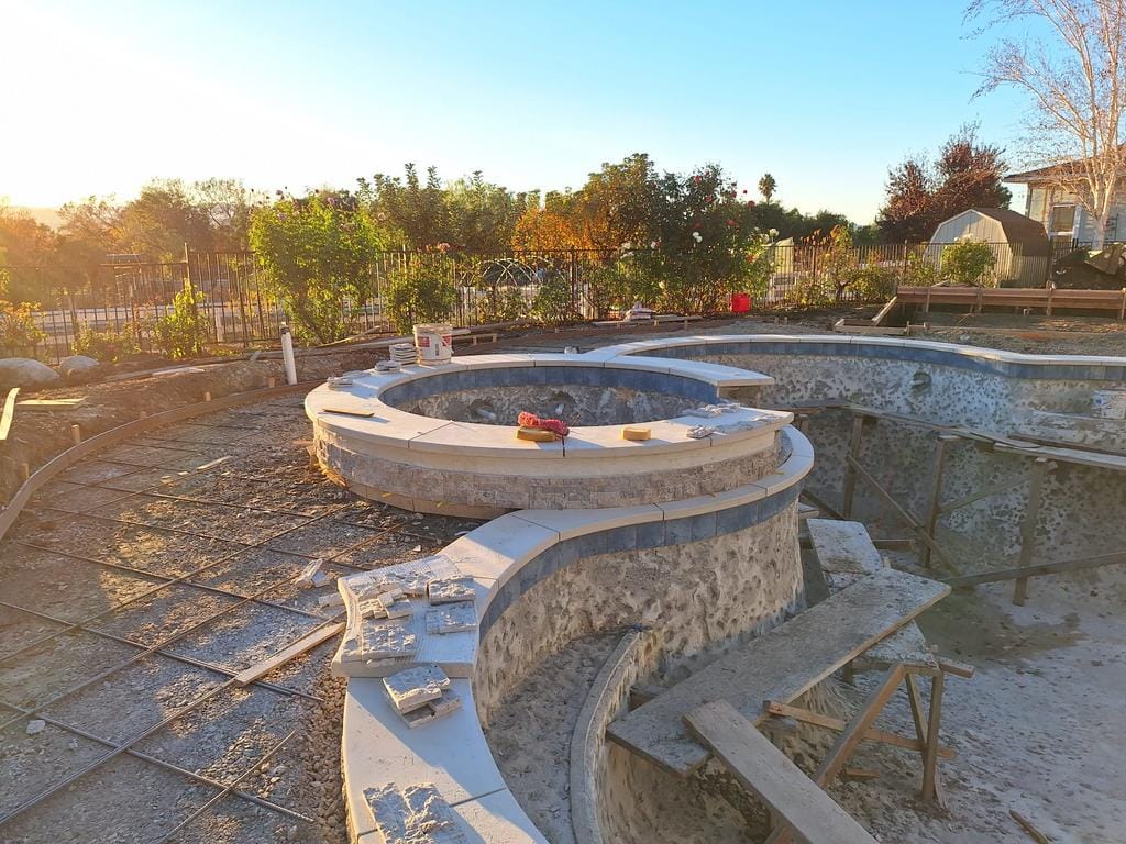 Completed pool project