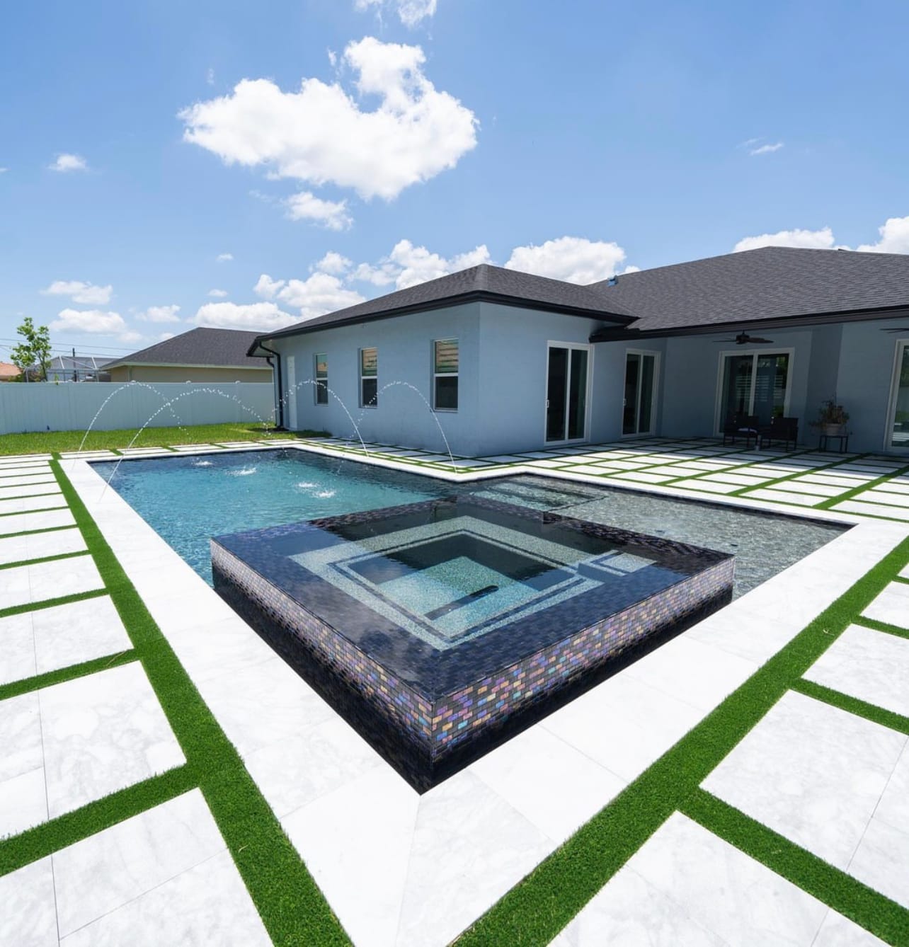 Sun Splash Outdoors completed pool project